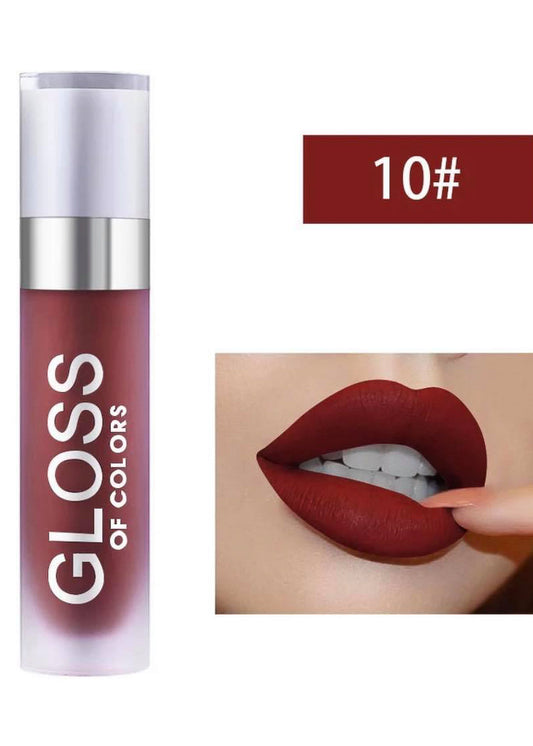 Wine Matte Gloss High Pigment Lip Gloss - Infinity Lace Boutique