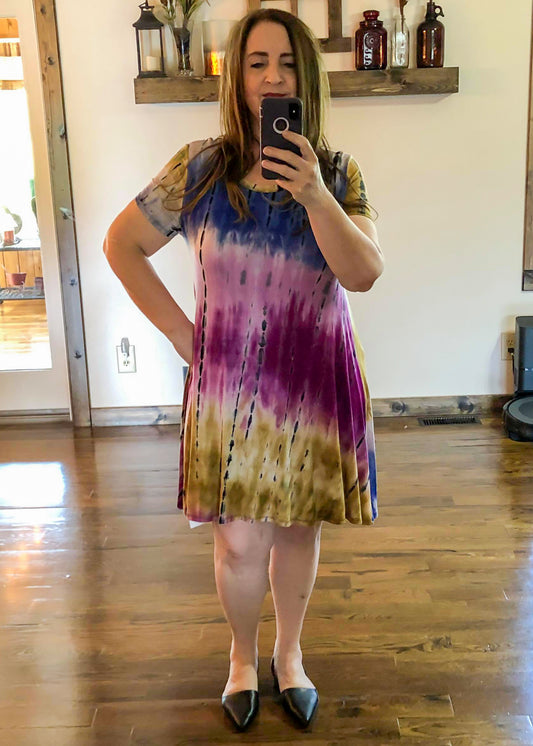 Ombre Tie-Dye Dress - Infinity Lace Boutique