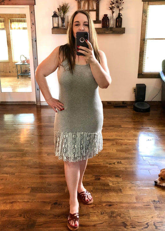 Cami Lace Dress Extender with Adjustable Straps - Infinity Lace Boutique