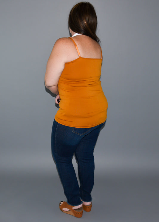 Desert Seamless Lattice Front Cami Tank Top